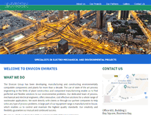 Tablet Screenshot of envicon-emirates.com